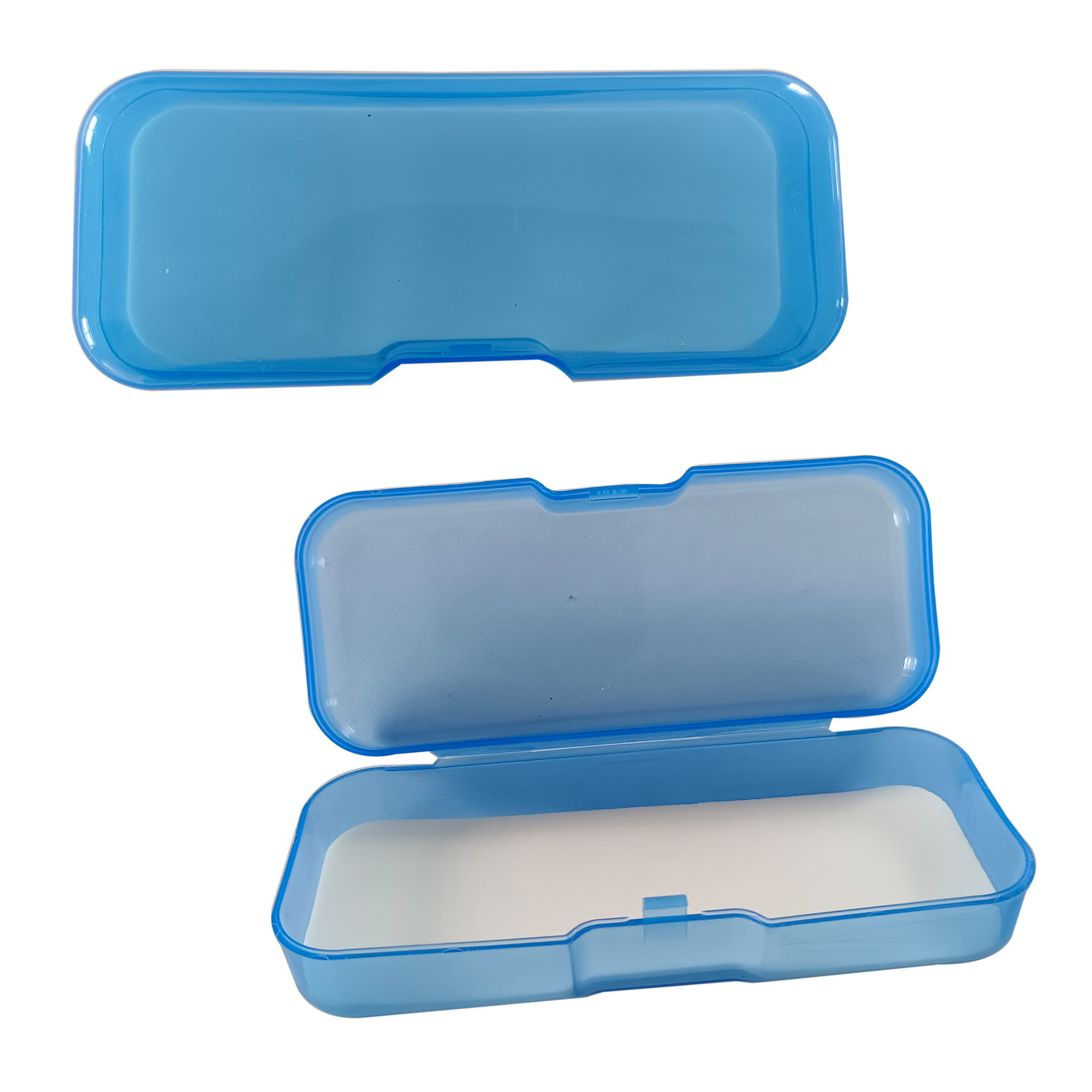 Estuche para gafas con forma rectangular azul 060051157