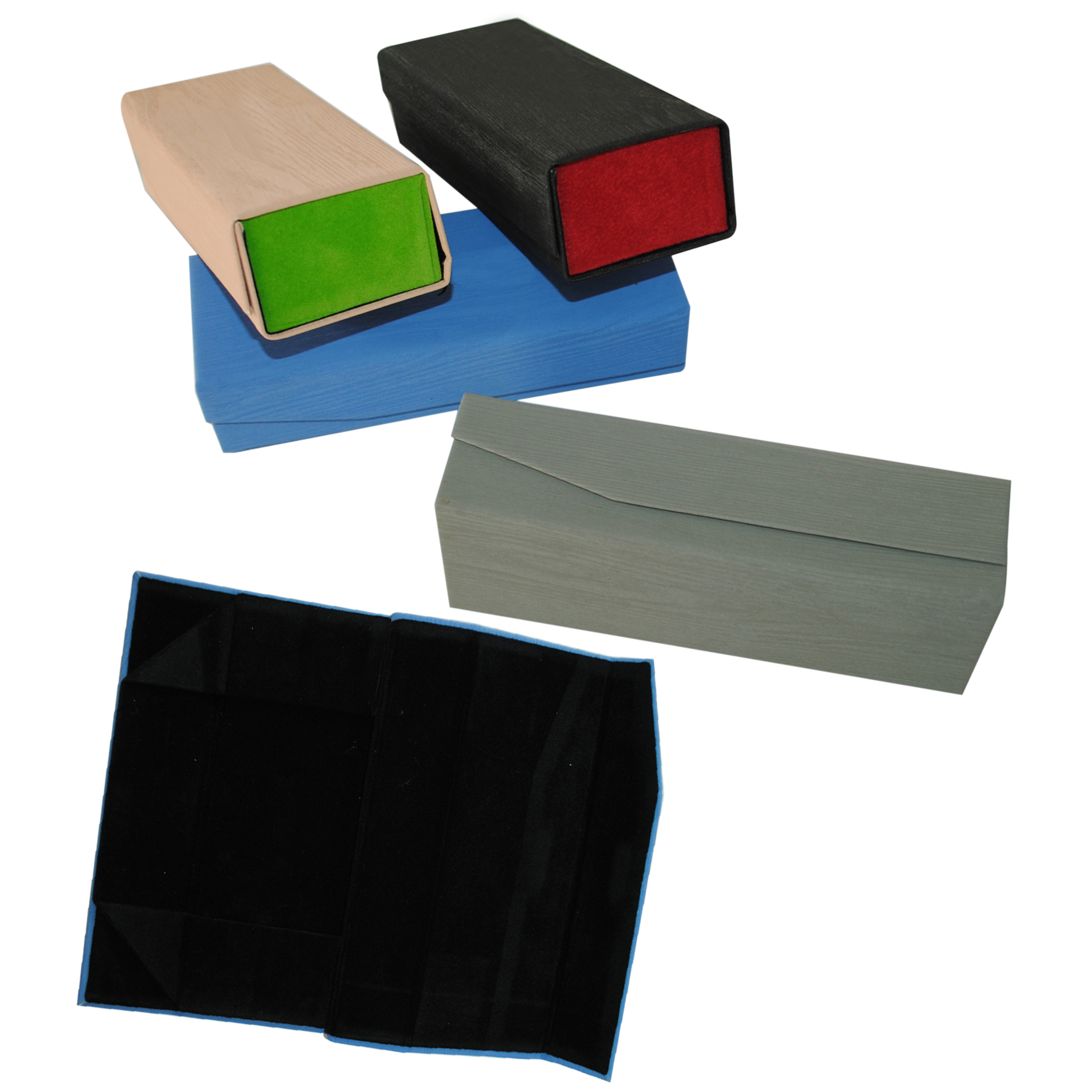 Caja rectangular plegable para anteojos 060001634