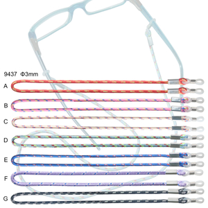 Cordón para anteojos tejido de poliéster tricolor unisex