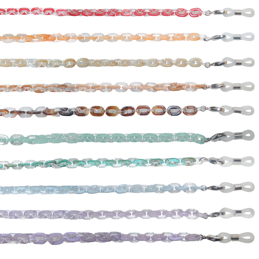 Soporte de retención de acrílico de anteojos de color transparente para mujer 1042