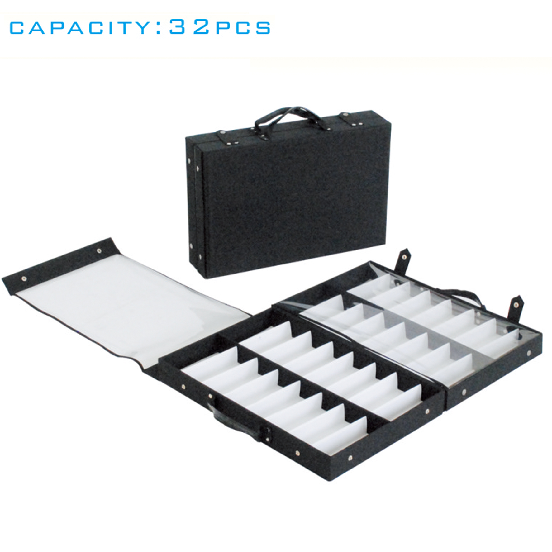 Estuche de exhibición portátil para anteojos/caja de maletín para anteojos de sol